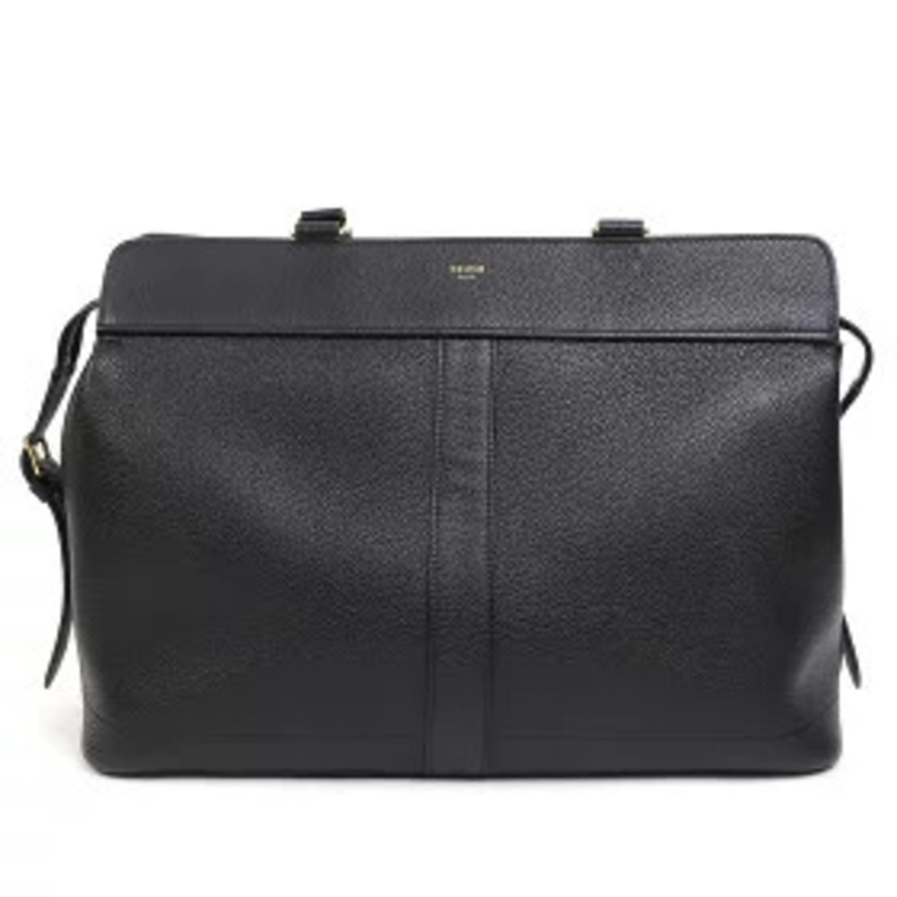 Celine Cabas de Handbag Grain Leather Black Crossbody Bag - Picture 2 of 12